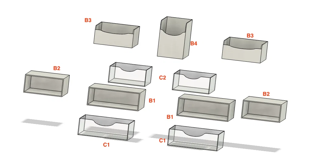 Khay Đựng Đồ Đa Năng ORGANIZZATORE GT626 (In 3D) - Image 4