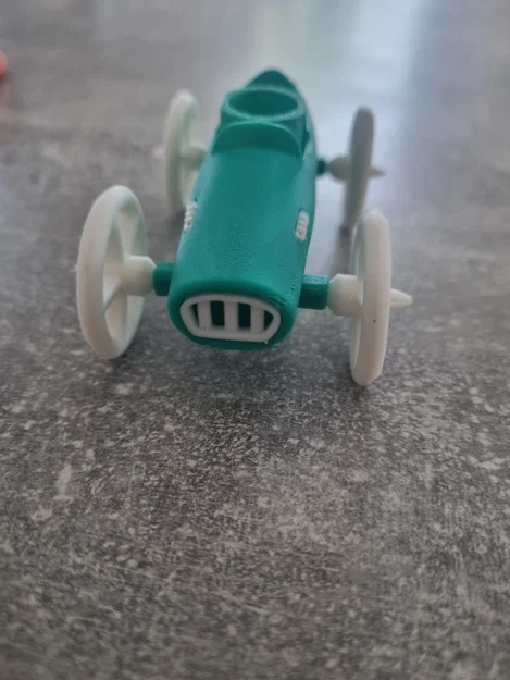 Đồ chơi xe hơi chạy bằng bóng bay - Phong cách xe đua Formula thập niên 1950 - Image 4