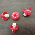 Khuyên tai nấm Fly Agaric — Charm 2 màu - Thumbnail 5