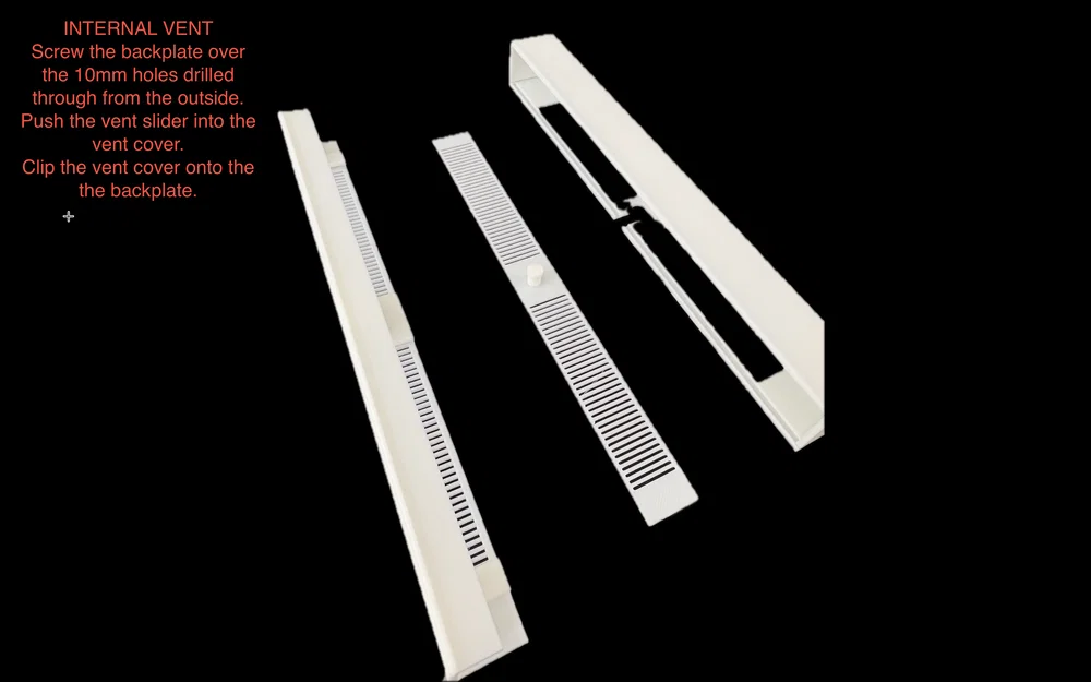 Trickle Air Vent - Khe thông gió lắp cửa sổ/cửa đi - Image 3