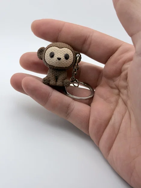 Chú Khỉ Đan Len (Mô hình để bàn và móc khóa) - Image 5