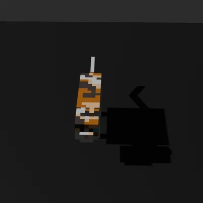 Mèo Tam Thể Phong Cách Minecraft - Mô Hình 3D Voxel Cách Điệu