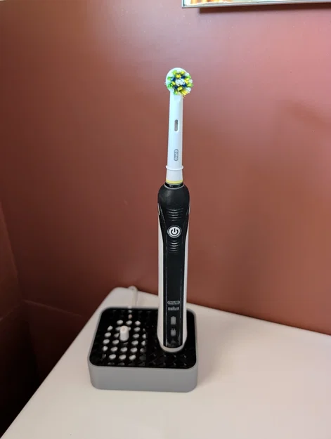 Đế sạc đôi Oral-B ẩn dây với lưới lục giác tùy chỉnh - Image 8