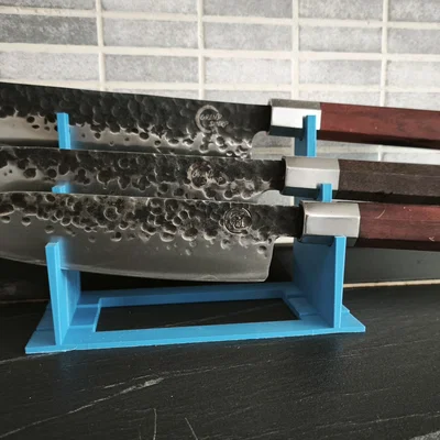 Giá đỡ dao nhà bếp 3 ngăn in 3D tiện lợi cho không gian bếp