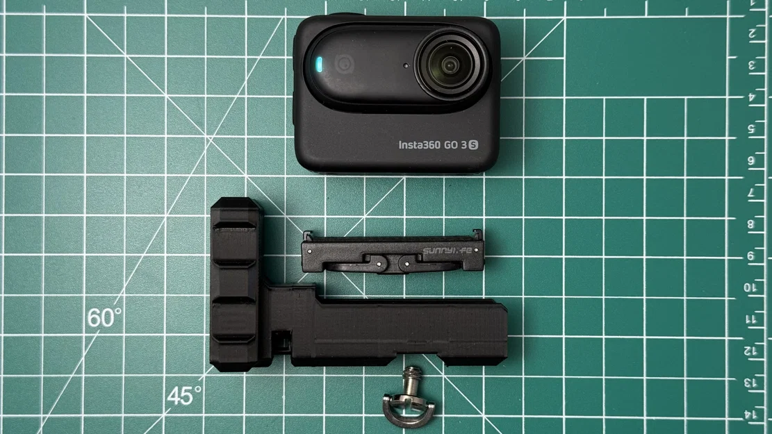 Tay cầm máy quay insta360 Go3/3S đơn giản - Image 4