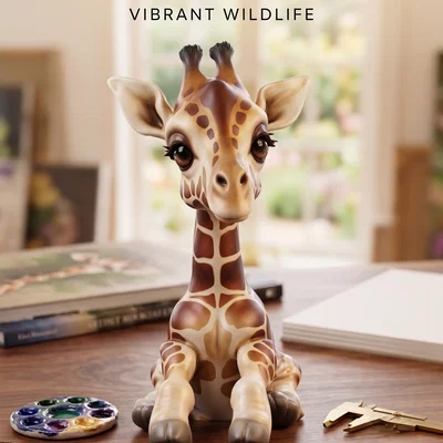 Mô hình Hươu cao cổ Chibi siêu đáng yêu (Phù hợp để bán!)