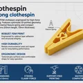 Kẹp Quần Áo In 3D Siêu Chắc Chắn (Heavy-Duty) - Thumbnail 1