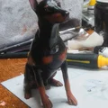 Tượng mô hình chó Pinscher - Thumbnail 1