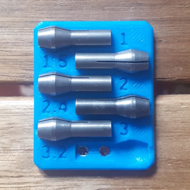 Khay nam châm sắp xếp đầu kẹp (collet) Proxxon - Image 1