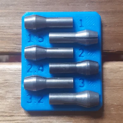 Khay nam châm sắp xếp đầu kẹp (collet) Proxxon