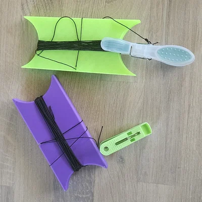 Khay quấn dây câu cua 3D (Crab line holder) gọn nhẹ, dễ in