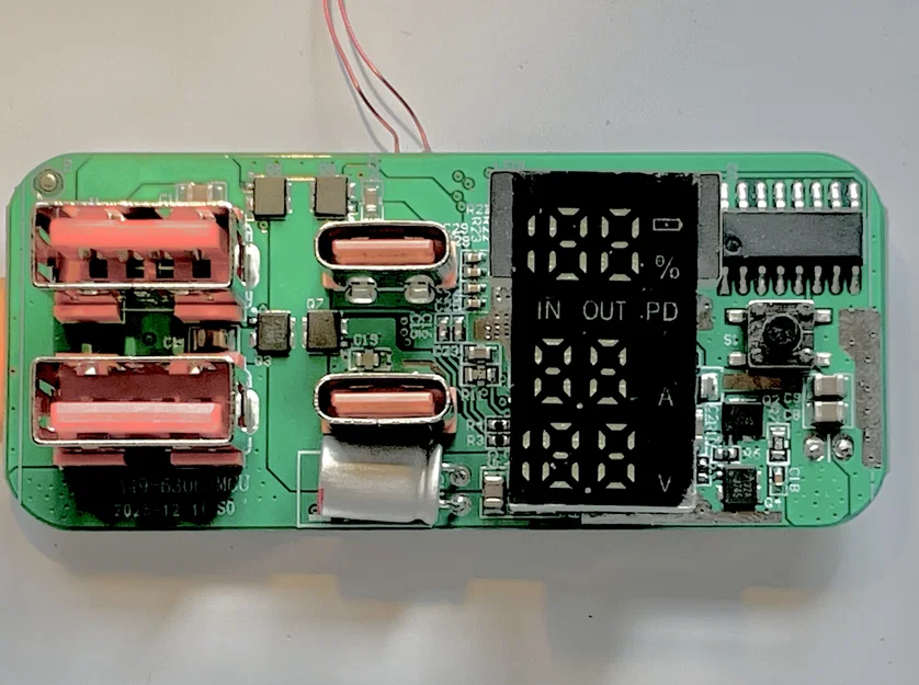 Mặt nạ (faceplate) cho mạch sạc dự phòng DIY ABKN-DIY PD45W 3S - Image 1