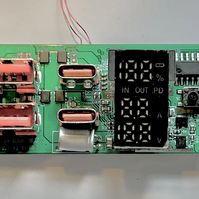 Mặt nạ (faceplate) cho mạch sạc dự phòng DIY ABKN-DIY PD45W 3S