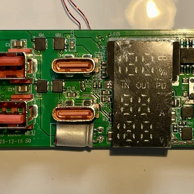 Mặt nạ (faceplate) cho mạch sạc dự phòng DIY ABKN-DIY PD45W 3S