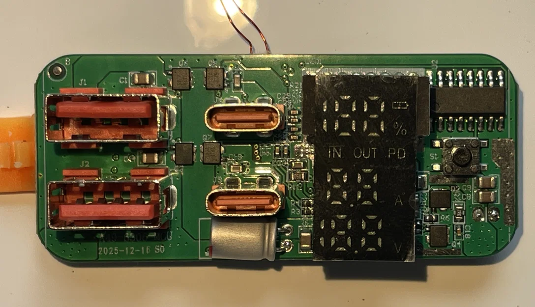 Mặt nạ (faceplate) cho mạch sạc dự phòng DIY ABKN-DIY PD45W 3S - Image 3
