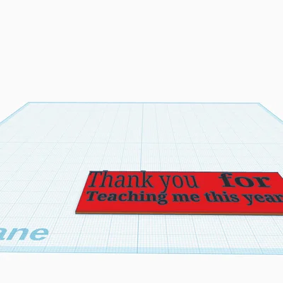 Mẫu in 3D tấm bảng tri ân thầy cô cuối năm đầy ý nghĩa