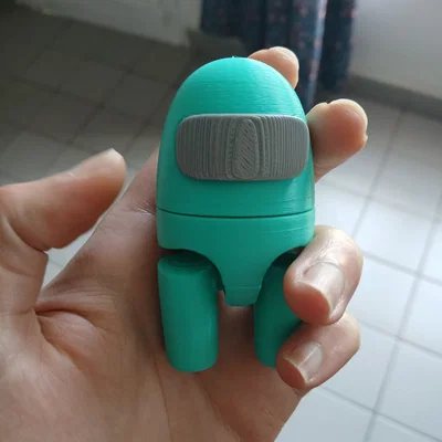 Mô hình Among Us khớp nối kèm nam châm (Articulated 3D Model)