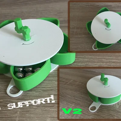 Hộp lưu trữ xoay thông minh xếp chồng vô tận V2 - Không cần support!
