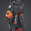 Mô hình 3D Japones Futurista phong cách chiến binh tương lai - Thumbnail 2