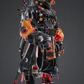 Mô hình 3D Japones Futurista phong cách chiến binh tương lai - Thumbnail 4