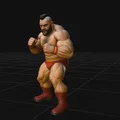 Mô hình 3D Zangief nhân vật Street Fighter ấn tượng - Thumbnail 1