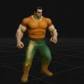 Mô hình 3D Jack Tenive từ game Cadillacs and Dinosaurs cực chất - Thumbnail 1