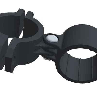 Ngàm kẹp linh hoạt cho quạt cầm tay USB 28 mm (Phù hợp cột từ 20–32 mm)