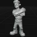 Mô hình 3D thủy thủ Popeye ấn tượng cho người đam mê in 3D - Thumbnail 3