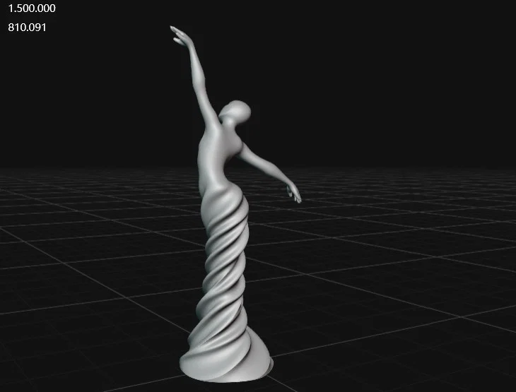 Mô hình điêu khắc vũ công nghệ thuật Sculpt 3 - Image 2
