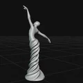 Mô hình điêu khắc vũ công nghệ thuật Sculpt 3 - Thumbnail 2