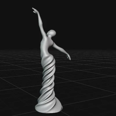 Mô hình điêu khắc vũ công nghệ thuật Sculpt 3