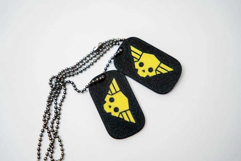 Mô hình thẻ bài quân đội Helldivers 2 (Dog Tag) in 3D - Image 7