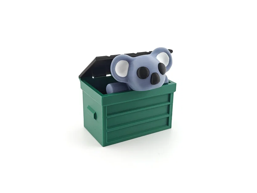 Mini Dumpster - Thú cưng cử động linh hoạt - Hỗ trợ in AMS và không AMS - Image 1