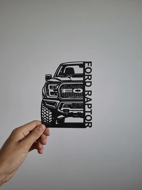 Mô hình trang trí tường Ford F-150 Raptor - Image 1