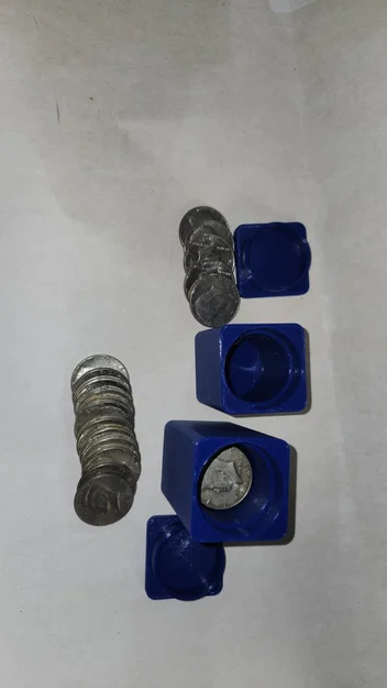 Ống đựng tiền xu US Half Dollar 3D - Lưu trữ sưu tầm ngăn nắp - Image 2