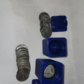 Ống đựng tiền xu US Half Dollar 3D - Lưu trữ sưu tầm ngăn nắp - Thumbnail 2
