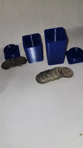 Ống đựng tiền xu US Half Dollar 3D - Lưu trữ sưu tầm ngăn nắp - Image 3