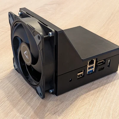 Case 120mm cho quạt tản nhiệt Odroid H5