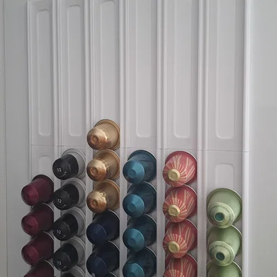 Giá đỡ viên nén Nespresso gắn tường với phần đế mở rộng