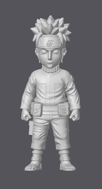 Naruto Uzumaki - Mô hình Chibi cao cấp (Được thiết kế để vẽ thủ công) - Image 1