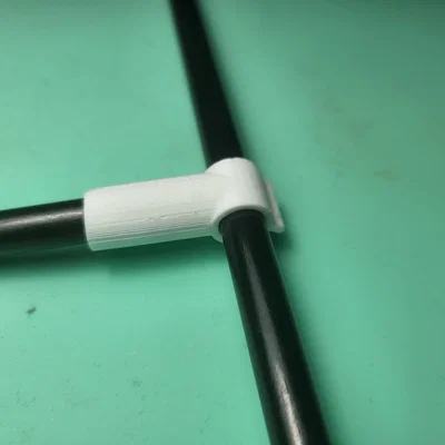 Kẹp nối khung lều 8.5mm (góc 90 độ) in 3D tiện lợi