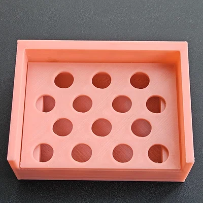 Khay đựng xà phòng 3D nhỏ gọn, thoát nước thông minh