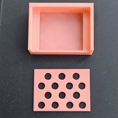 Khay đựng xà phòng 3D nhỏ gọn, thoát nước thông minh