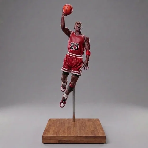 Mô hình 3D Michael Jordan – Huyền thoại bóng rổ cực chất cho fan - Image 1