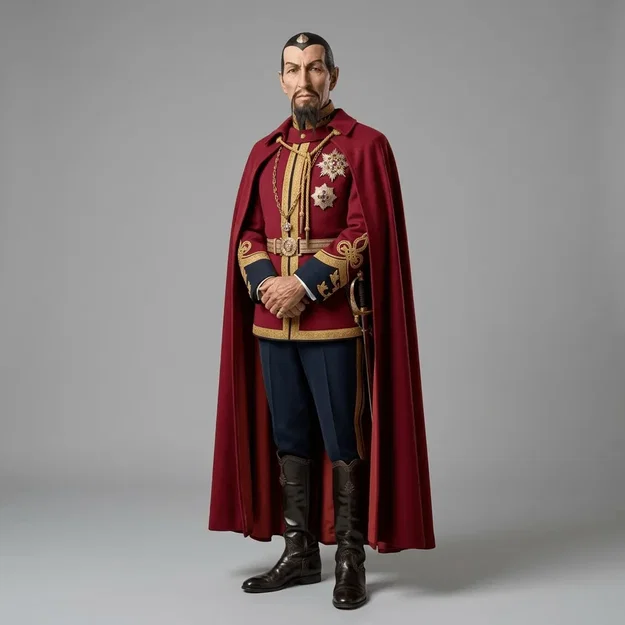 Mô hình 3D Ming the Merciless (Flash Gordon) cực chi tiết - Image 1