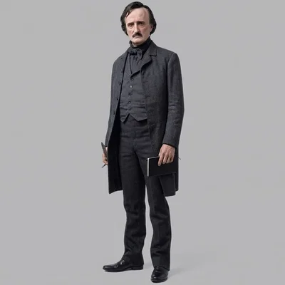 Mô hình 3D Edgar Allan Poe - Tượng nhân vật lịch sử cho người hâm mộ