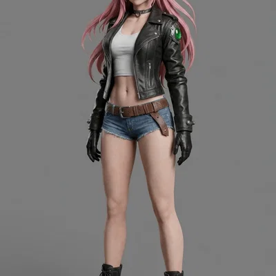 Mô hình 3D Anime Art - Standing Hot cá tính cho người sưu tầm