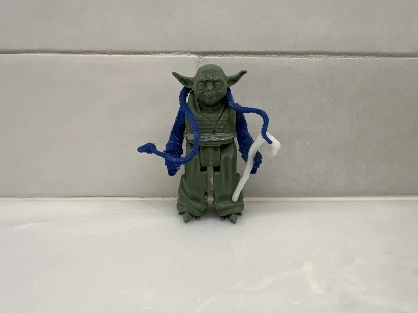 Mô hình nhân vật Yoda 3D - Tái hiện phong cách Star Wars Kenner - Image 1