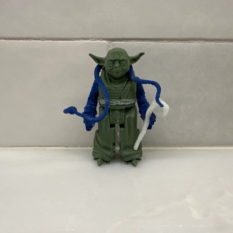 Mô hình nhân vật Yoda 3D - Tái hiện phong cách Star Wars Kenner