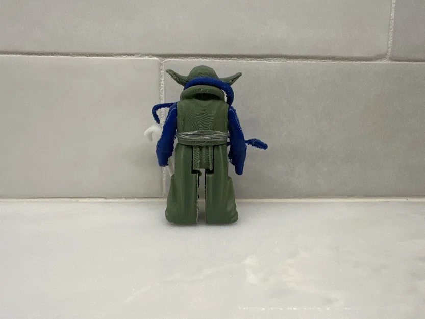 Mô hình nhân vật Yoda 3D - Tái hiện phong cách Star Wars Kenner - Image 2
